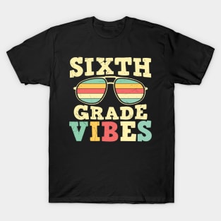 Back to School 6th Grade Vibes T-Shirt